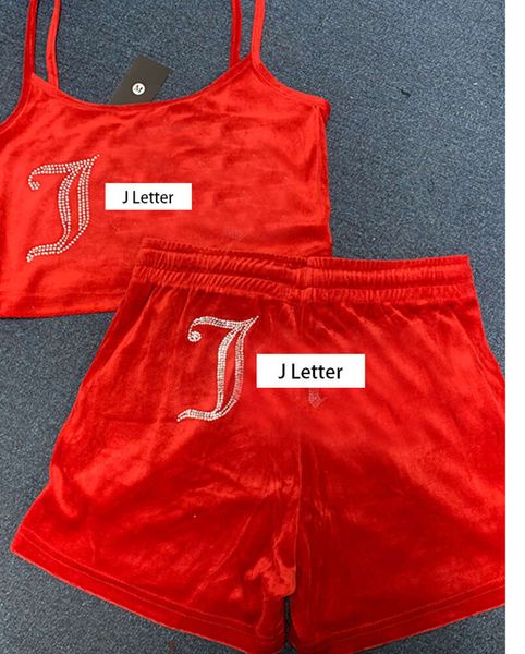 nofs Samt-Camisole-Shorts-Set, zweiteilig, passendes ärmelloses Crop-Top, kurze Sommer-Juicy-Trainingsanzug-Outfits für Frauen lulu 2