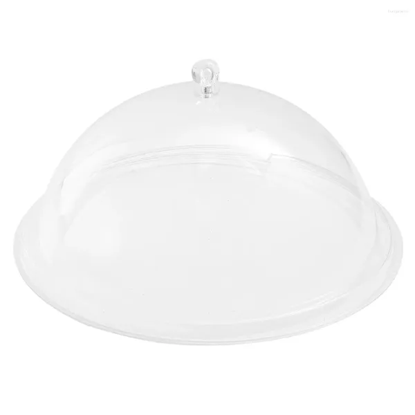 Наборы столовой посуды Прозрачный колпак для сыра Купол Десерт Дисплей Защитная пленка для экрана для вечеринки (8 дюймов 21 см)