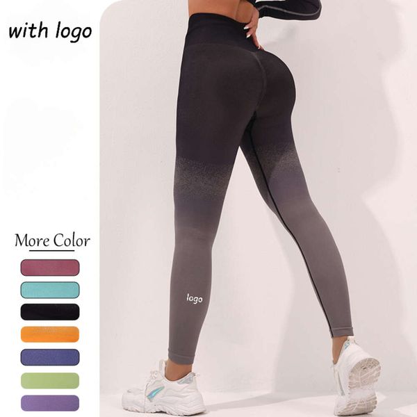 Lu Align Pant Pantaloni sportivi Senza cuciture Outdoor Colore sfumato Nylon Vita alta Pantaloni fitness elasticizzati Leggings Comfort Yoga Palestra Jogger Gry Lu-08 2024