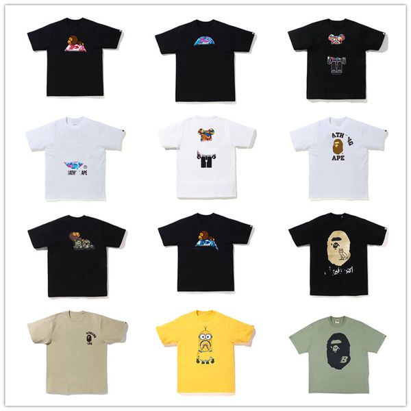 Neue Sommer-T-Shirts, klassisches Camo-Head-Co-Marken-T-Shirt, Herren- und Damen-Kurzarm-T-Shirts mit Alien-Aufdruck, dünnes Freizeithemd mit Rundhalsausschnitt, lockere Top-Kleidung