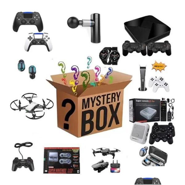 Headsets Wundertüte Mystery Boxes Es besteht die Möglichkeit, Handykameras Drohnen Spielekonsole Smartwatch Kopfhörer Mehr Geschenk D Dh8Mr