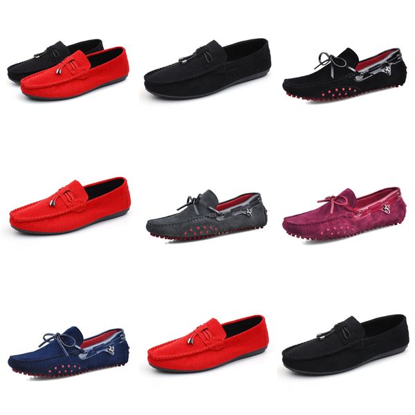 Sapatos casuais masculinos GAI um triplo vermelho branco marrom preto roxo estilo de vida jogging leve e confortável sapatos de caminhada