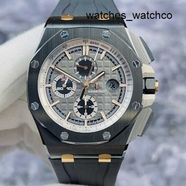 Relógio antigo turbilhão relógios de pulso AP relógio de pulso alemão edição limitada de 300 Epic Royal Oak Offshore 26415CE material cerâmico preto função de temporização automática