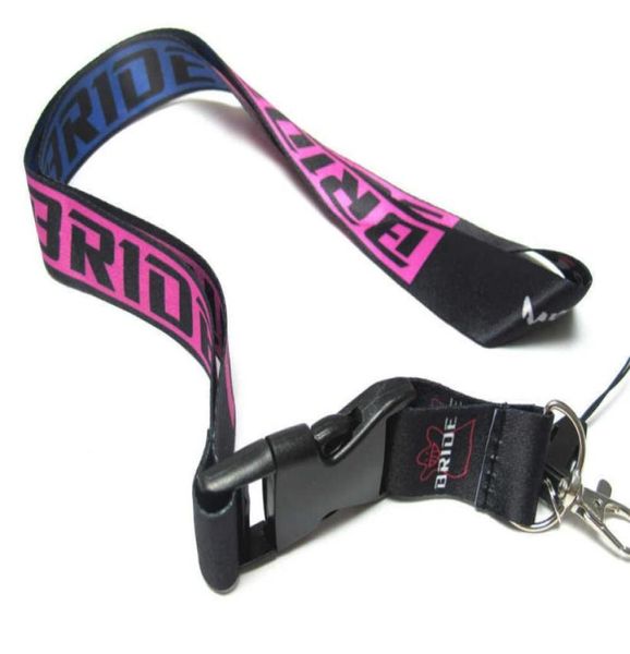 Cordão para chave de corrida de carro, noiva preta masculina, suporte de identificação, jdm, tira de pescoço para celular, 38890781469392