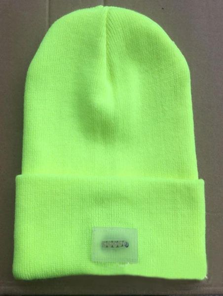 Chapéu de luz led portátil cabeça iluminação lâmpada gorro gorros noite pesca caça acampamento correndo iluminação bonés tricô chapéus de lã 09051085