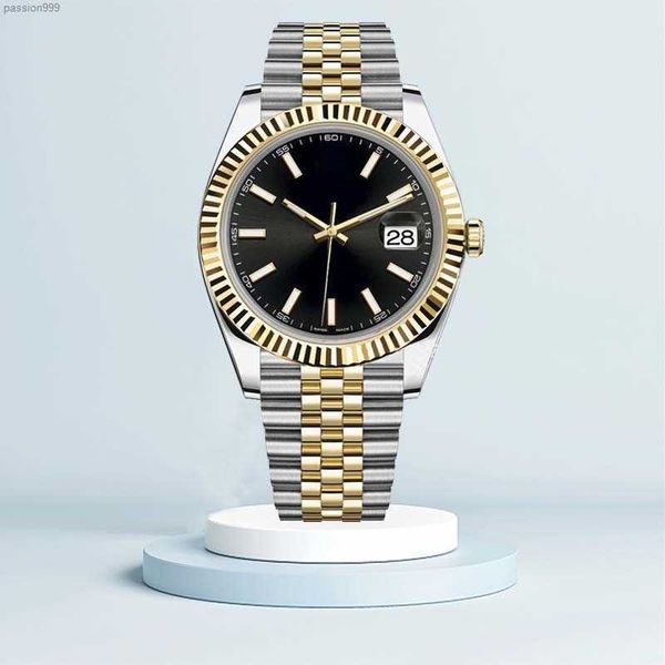 Casal relógios femininos de luxo famosa marca amantes relógio para homens casual relógios aço inoxidável senhoras relógio pulso relogio feminino masculino relógio mecânico 36 41 mm