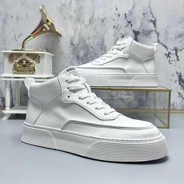 Dress per feste per matrimoni designer Fashion Motorcycle High Top Lace Up Sneaker casual Sneaker non slittata Drivin