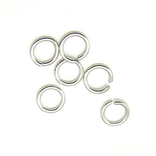 Anéis de salto Split 100 Pçs / lote 925 Sterling Sier Open Ring Acessório para DIY Craft Jóias Presente W5008 259O Drop Delivery Resultados Comp Dhpt7