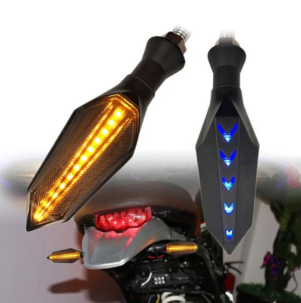 Indicatori di direzione a LED universali per moto Indicatori di direzione lampeggianti Lampeggiatori Illuminazione per accessori moto per moto5429019