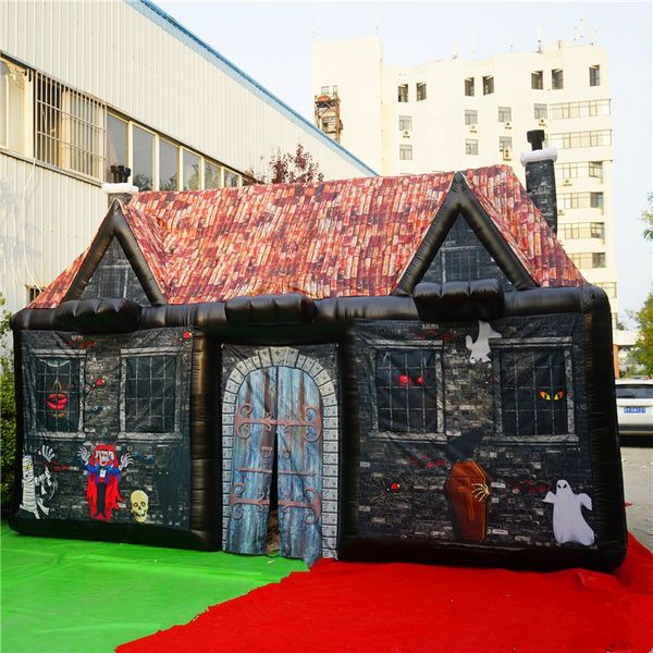 Высота 6x4 м, бесплатная доставка, индивидуальный надувной паб для украшения бара на Хэллоуин