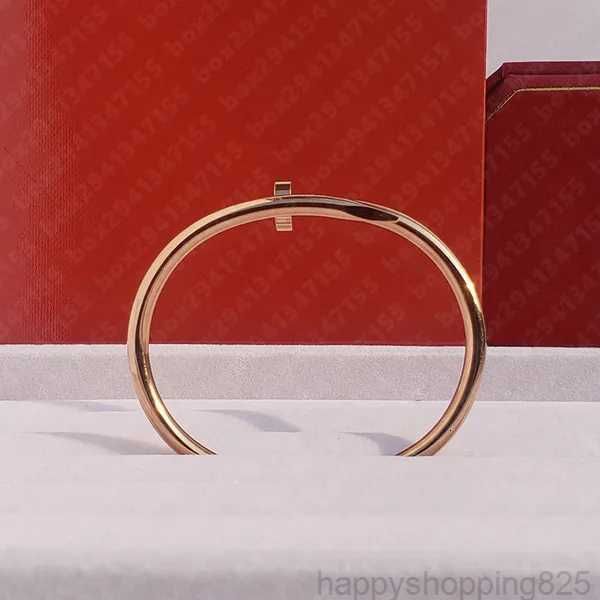 clou Bracciale per unghie Bracciale tennis Gioielli di moda in oro rosa 18 carati e diamanti Bracciale rigido di lusso Bracciale per unghie Bracciale rigido designer di gioielli donna unisex regalo per feste 3VXTG