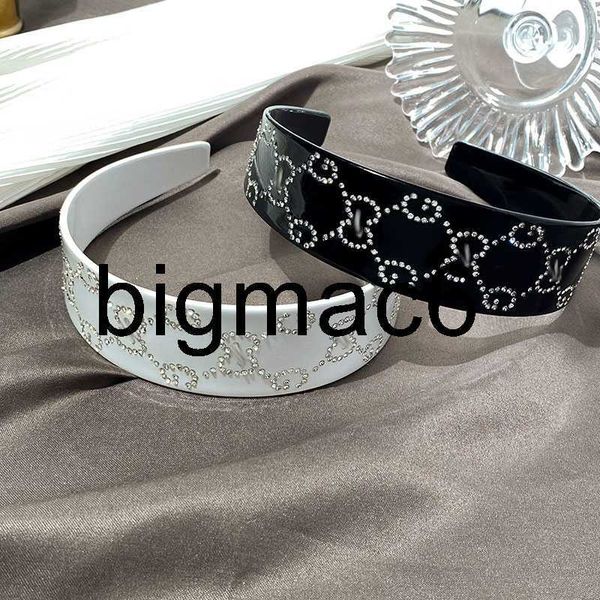 Kopfbedeckung Haarschmuck Stirnbänder Luxusmarkendesigner G-Buchstabe Haarband für Frauen Stirnbandmaterial Kaffee Schwarz Weiß für Großhandelsgeschenk