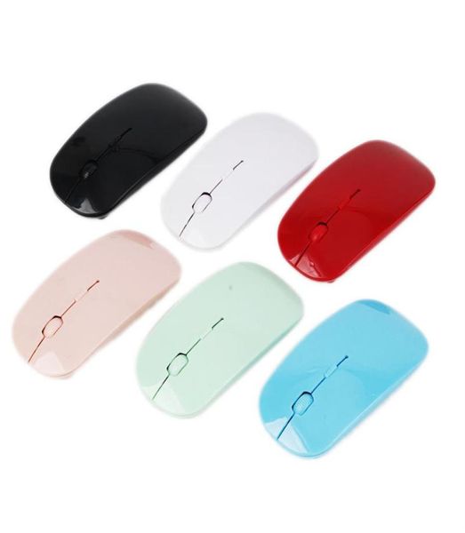 Epacket Mouse wireless ottico USB ultra sottile Ricevitore 24G Mouse super sottile Computer senza fili PC Laptop Desktop181e3780493