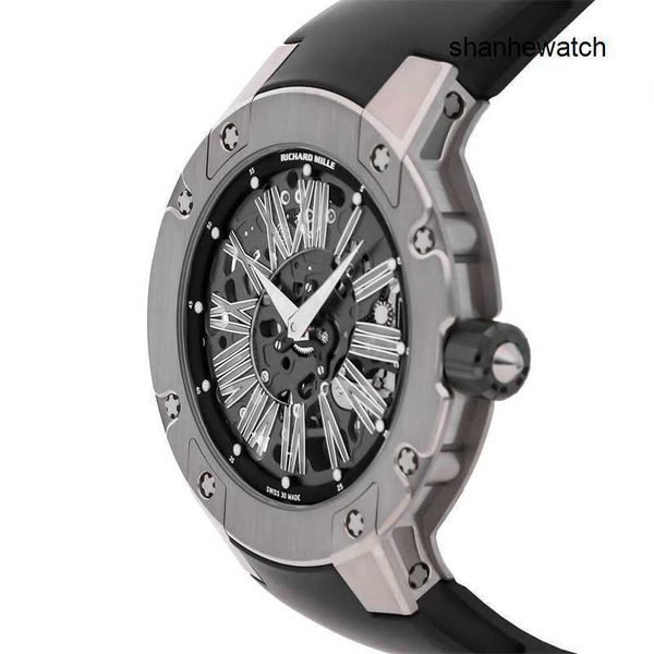 Швейцарские часы Женские часы RM Watch RM033 Очень плоские автоматические титановые мужские наручные часы