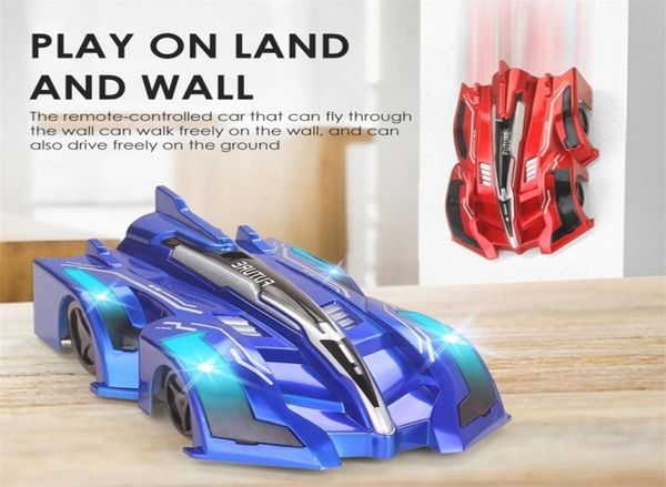 RC Wand Klettern Mini Auto Spielzeug Drahtlose Elektrische Fernbedienung Drift Rennen Spielzeug Kinder Stunt RC Auto Anti Schwerkraft 360 rotierenden Auto 2203907434