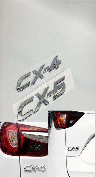 Для Mazda CX4 CX5 CX4 CX5 хромированная эмблема задний багажник номер буква логотип значок табличка7643642