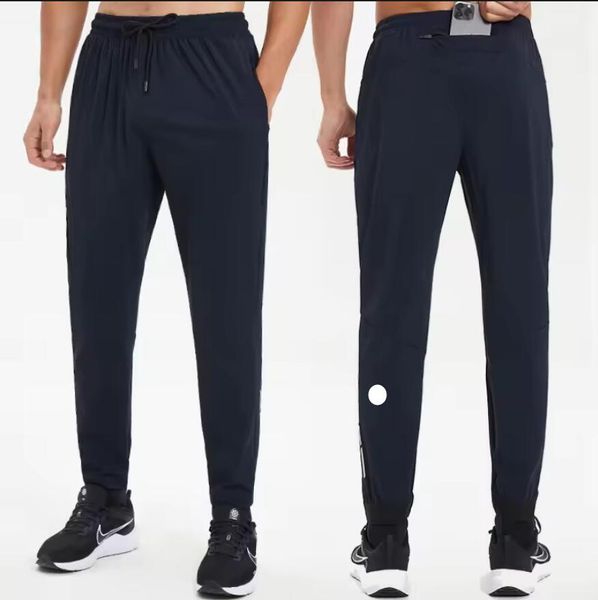 Männer Designer Yoga gerade Bein Jogginghose Männer Hosen Outfit Sport Quick Dry Gym Taschen Jogginghose Hosen Herren Casual elastische Taille Turnhose für Männer