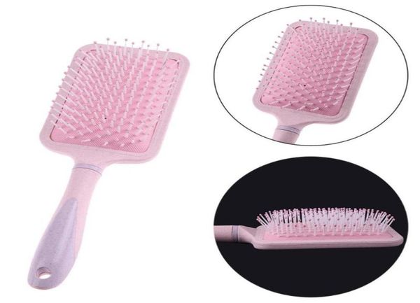 12 pezzi pettine per capelli spazzola per massaggio districante sano spazzola per capelli pettine bagnato e asciutto cuoio capelluto plastica airbag pettini paglia di grano pettine di plastica Fr5534038