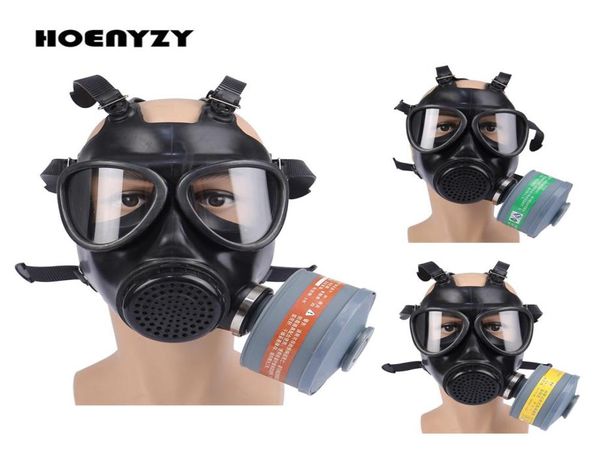 Chegada nova Máscara Anti Gás Pintura Spray 87 Militar Exército Soviético Chemcial Silicone Respirador Exercício de Fogo CS Full face Mask5649127