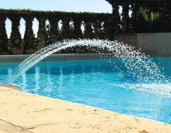 Havuz Aksesuarları Çeşmesi Ayarlanabilir Dayanıklı Yüzme Şelale Havuzları Dekorasyonu Kolayca Su Manzarası Montajı 5062744