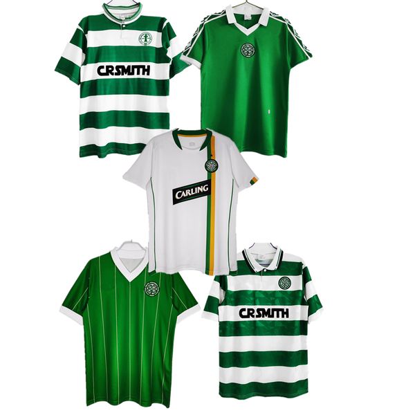 Retro Celtss Fußballtrikots 84 87 89 94 98 80 LARSSON Home Away KYOGO JOSEPH 06 Celtic Fußballtrikot MORAVCIK TURNBULL ETI CHRISTIE JOTA GRIFFITHS FORREST GUEYE