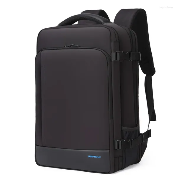 Mochila 39L Homens Grande Capacidade Expansível Masculino 17.3inch Laptop Bags Viagem de Negócios Carregamento USB À Prova D 'Água Multifuncional Bolsa