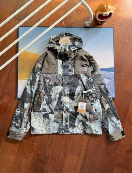 2024 Mens North Designer Hardshell Jacket Coat Caps Inverno Baseball Loose Stylist Classico Casual Donna Giacca a vento Capispalla Zipper Felpe con cappuccio Giacche Cappotti