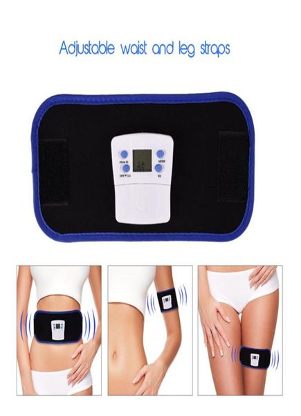 EMS Body Muscle Trainer Cintura tonificante addominale elettrica Cintura trimmer per alleviare il dolore muscolare Cintura dimagrante Massaggiatore per il corpo 351170705