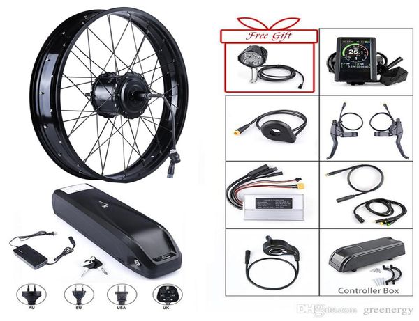 BAFANG 48V 750W Cassetta 175mm Fat Bike Kit motore di conversione bicicletta elettrica 20039 26039 Ruota con batteria 12Ah175Ah in 5483482