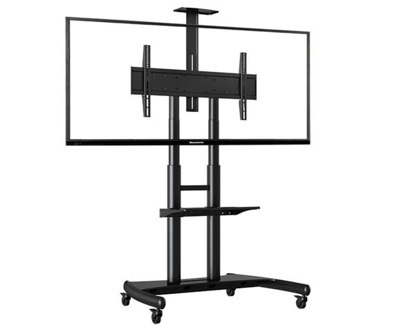 Carrello per TV al plasma LCD LED di alta qualità NB AVA1800701P da 5580 pollici con ripiano AV e vassoio per fotocamera8185202