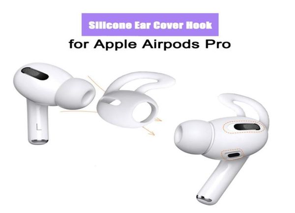 Силиконовый чехол для наушников Airpods Pro, 200 шт., с защитой от потери, ушной крючок, крышка, аксессуары для наушников Apple Bluetooth8970871