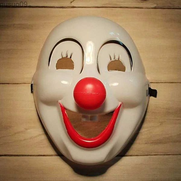 Maschere di design Troupe di circo Divertente Costume da clown Maschera cosplay Creepy Halloween Joker Fantasma adulto Festivo Spettacolo di festa Decorazione in maschera