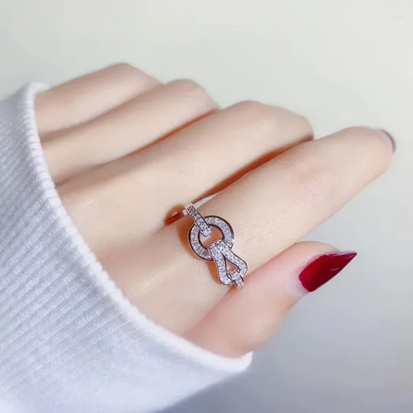 Кольца кластера, великолепный прозрачный микро цирконий для женщин, обручальное ювелирное изделие из стерлингового серебра 925 пробы, обручальное кольцо, женские подарки