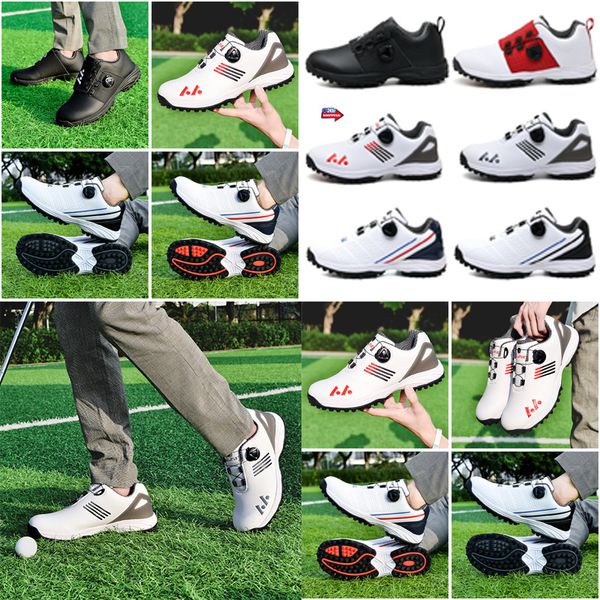 Outros produtos de golfe Sapatos de golfe profissionais homens mulheres luxo golfe usa para homens sapatos de caminhada golfsers atléticos tênis masculino gai