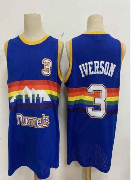 2021 Iverson 3 College-Basketball-Trikots, Universitätssport, College-Basketball-Kleidung, Yakuda, lokaler Online-Shop, Drop Accepte6682055
