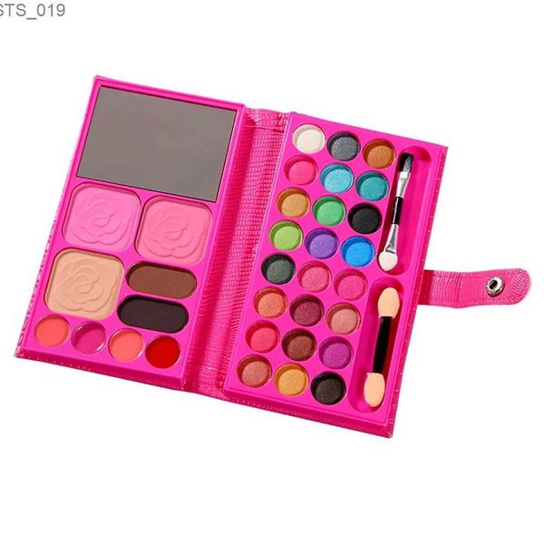 Make-up-Tools, 33 Farben, echtes Kinder-Make-up-Set, Lidschatten, pfannenfreundliches Metalltablett, Schönheits-Lidschatten, faltbar, Geschenk für Mädchen, biologisch, am besten natürlich