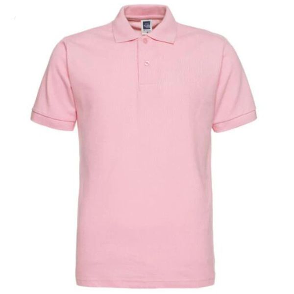 Polos Shirts Männer Klassische Baumwolle Kurzarm Tee Tops Sommer lässiges Festkörper -Golf -Tennis Sportpolo Shirt 3xl 240226