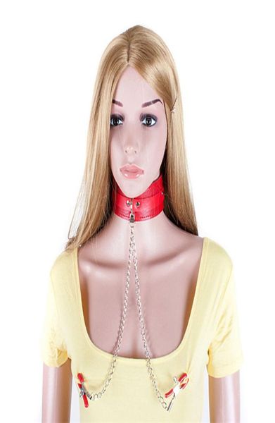 Donne sexy schiavo bdsm collana collana crampe per capezzoli bondage giocattoli sessuali usa giocattoli erotici fetish prodotti sessuali per coppie giochi per adulti7235022