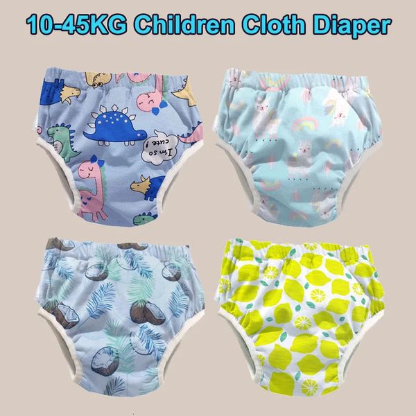 10-45kg yıkanabilir çocuklar bez bebek bezi örtüsü pantolon bebek bezleri su geçirmez büyük boyutlu sızıntılı bebek yeniden kullanılabilir külot 240306