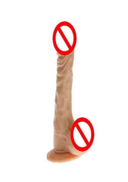 10039039 10 Zoll großer Dildo Sexspielzeug Penis für weibliche Masturbation realistische Fleischfarbe Dongs Masturbator Vagina Gspot mas1367929