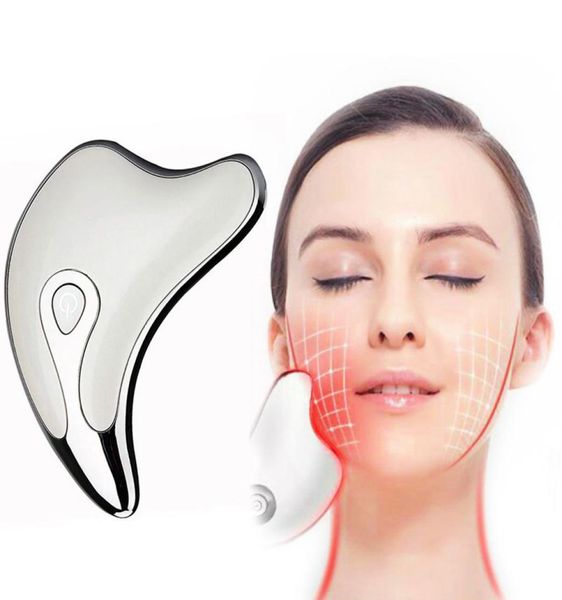 Ferramenta de levantamento de rosto Massagem de pele Facial Gua Sha Tools Body Lift Massage Recarregável Rejuvenescimento de pele Massageador Electirc Raspagem CX7154520