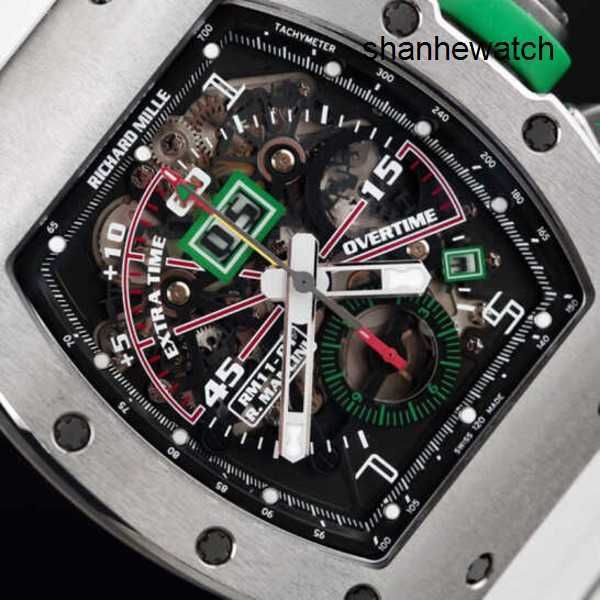 Relógio feminino esportivo RM Rm11-01 Mancini Edição limitada exclusivo jogo de bola cronômetro titânio RM1101