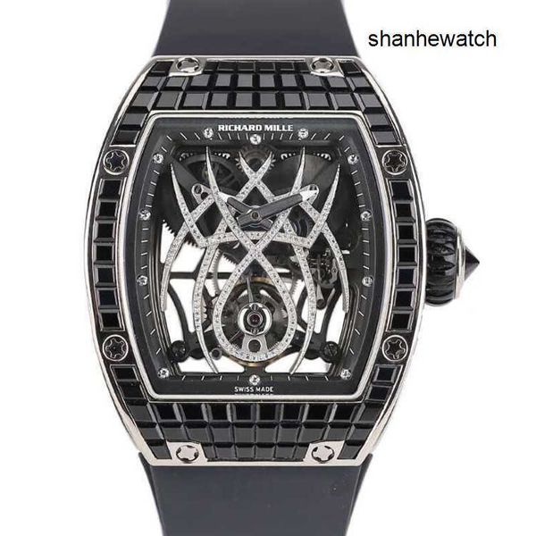 Часы Timeless Watch Elegance Watch RM Watch Rm19-01 Natalie Portman Spider Tourbillon Limited Edition, белое золото