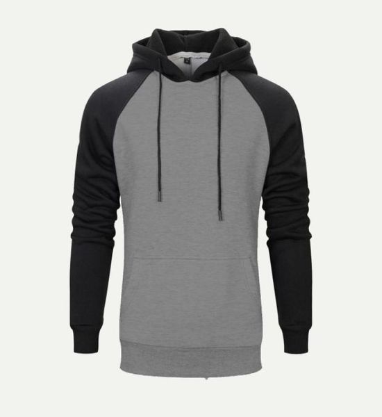 Men039s hoodies moletom outono manga longa retalhos oneck streetwear casual beisebol com capuz masculino camisetas plus size 2xl4744205