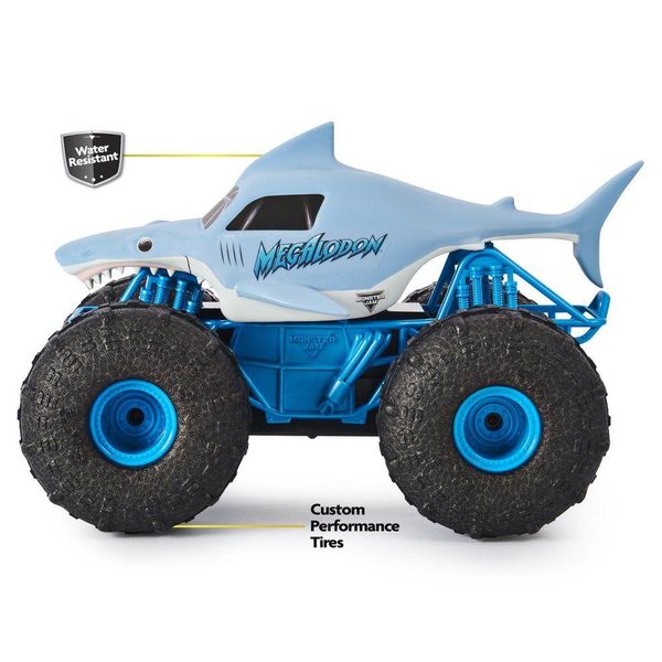 Açık Hava Oyunları Etkinlikleri Reçel Resmi Megalodon Storm All-Terrain uzaktan kumanda oyuncak araç 1 15 Damla Teslimat Sporları Dış Mekan Dhxao