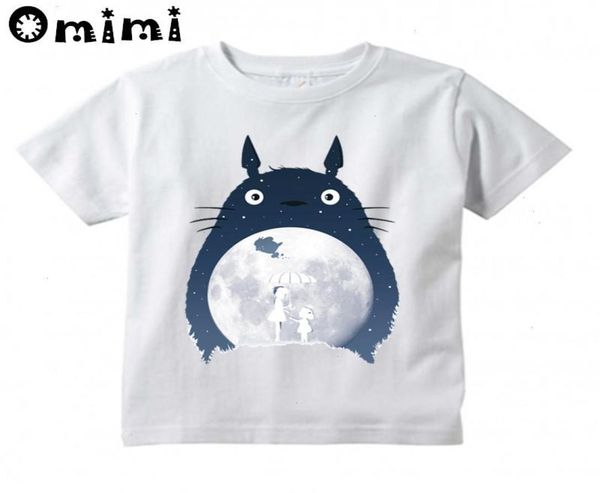 Çocuk Anime Totoro Tasarım Tshirt T Shirt Kız Kızlar Günlük Kawaii Kısa Kollu Tops Çocuk Komik5319702