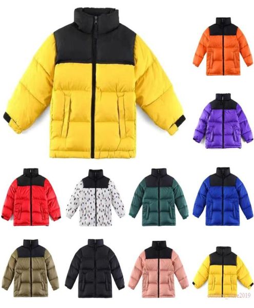 22SS Kids Winter Down Parka Cappotto North Puffer Giubbotti donna Moda Giacca per il viso Coppie Parka Outdoor Warm Feather Outfit Outwea1869061