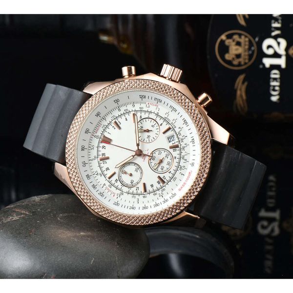 AAA Watch Breitlins navitimer izle Yüksek kaliteli kadın avenger klon erkek altı iğne tam fonksiyon saatleri silikon kauçuk tam otomatik kuvars 613