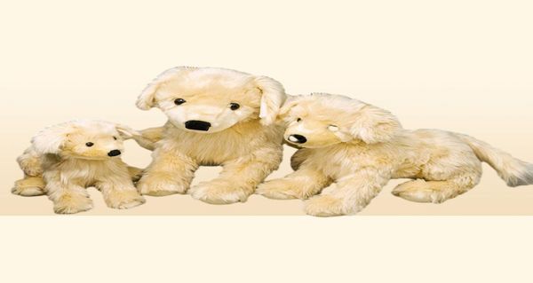 Simulazione Animale Golden Retriever Peluche Carino Cuccioli di bambola Regalo di compleanno Auto Decorazione morbida 50 cm DY509903469618