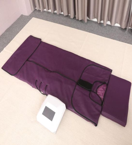 DHL 3 zona cobertor de sauna infravermelho distante aquecido máquina de envoltório corporal para moldar o corpo9005632